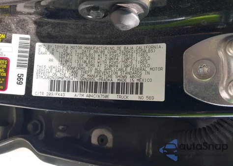 2009 Toyota Tacoma Prerunner V6 from USA, damaged, VIN 3TMJU62N39M075547